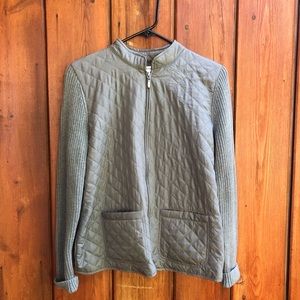 Croft&Barrow| Gray Zip Up Jacket